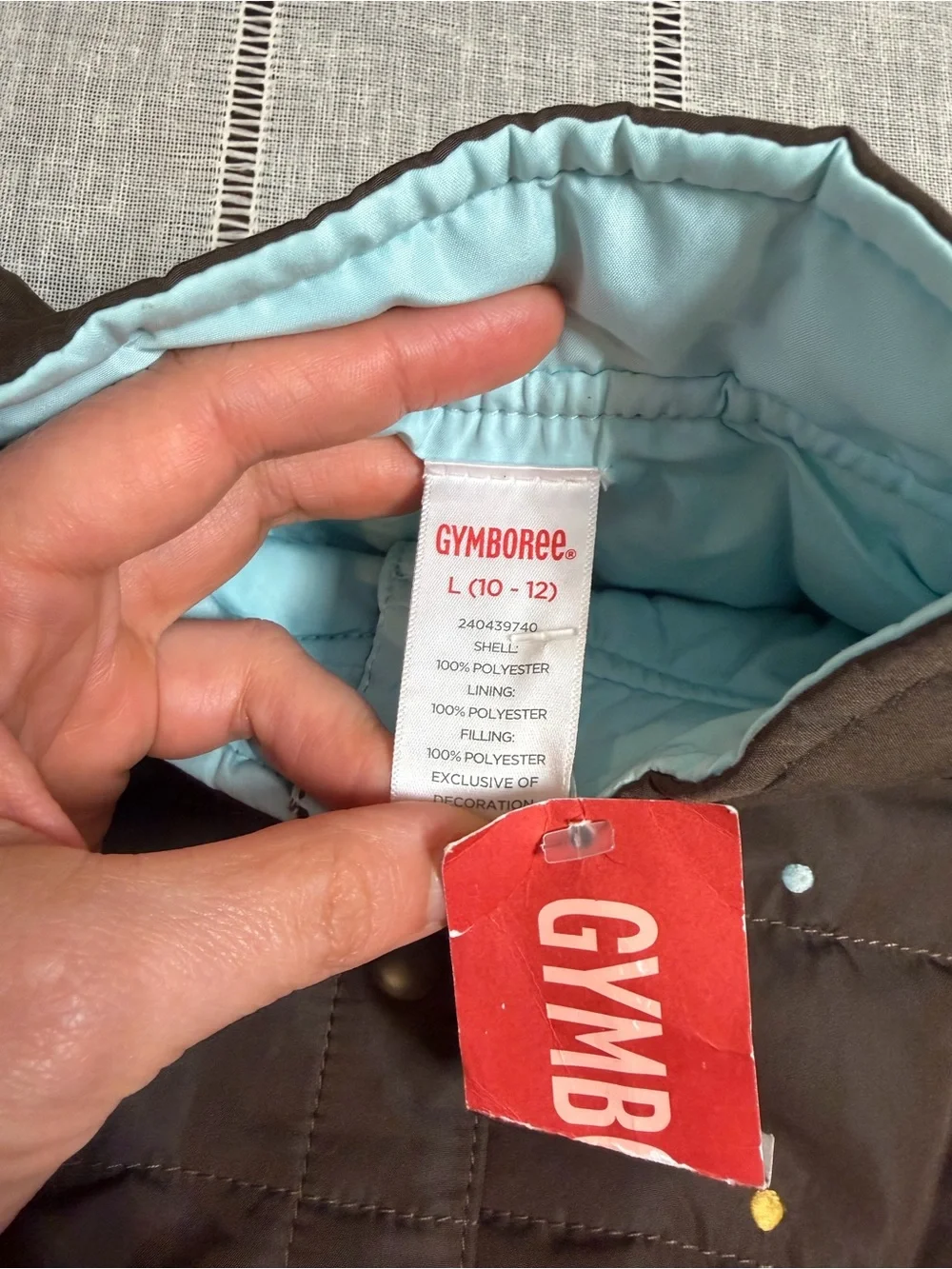 Gymboree LOTS OF DOTS LINE 2008 Size Large(10-12) Brown Aqua Blue Snap Front NWT